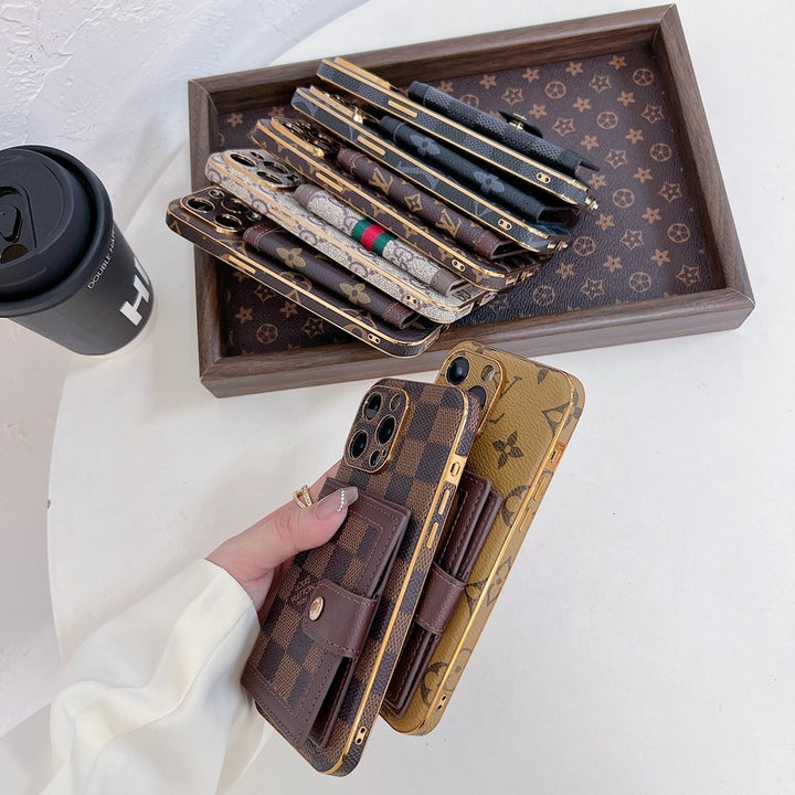 Classic Color Card Bag Apple iPhone Case