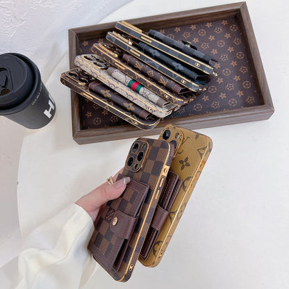 Classic Color Card Bag Apple iPhone Case