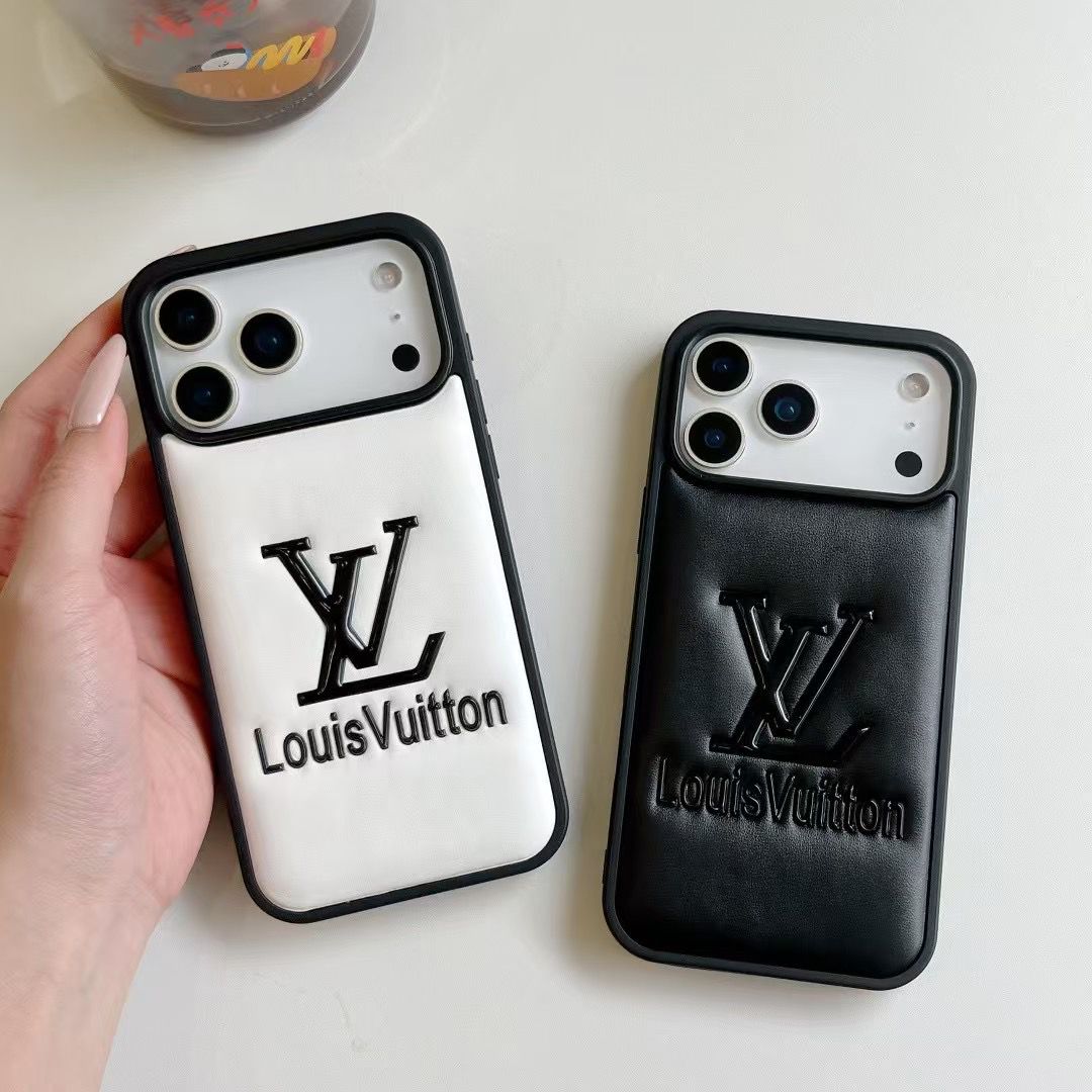 Luxury LV Leather Ultra-Slim Cover For iPhone 14-18 Pro & Pro Max