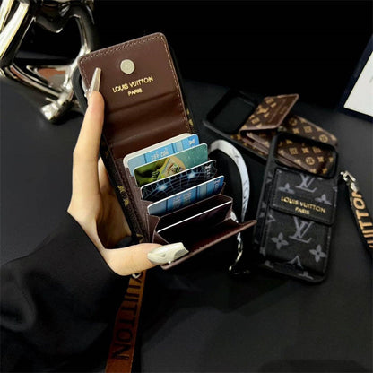 Louis Vuitton Phone case with card slot for iPhone 12-17 Series