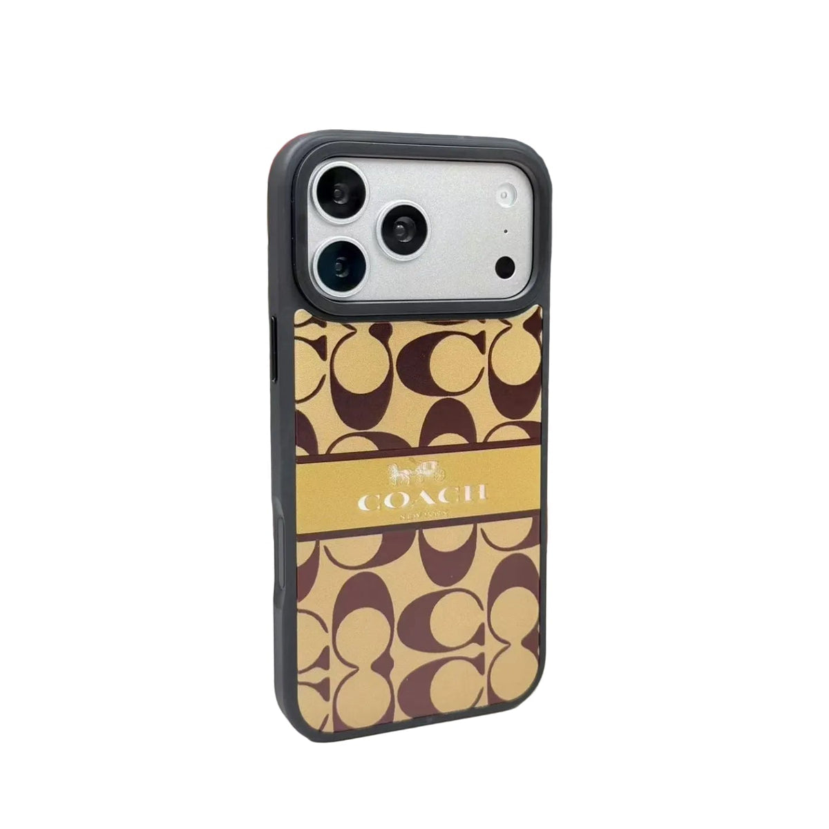 Classic Signature Monogram Fabric Case For iPhone 14 - 18 Series