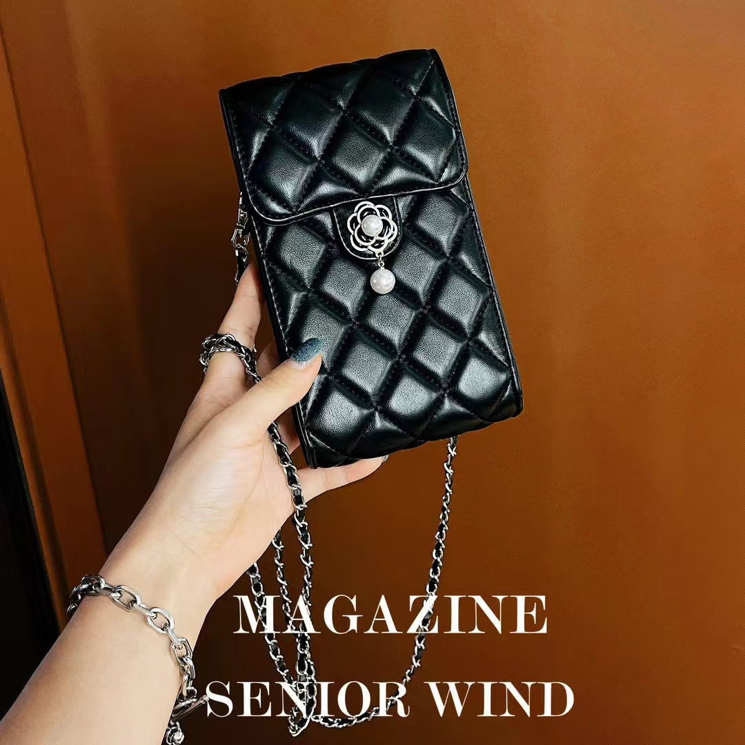 Luxury Genuine Leather Crossbody Phone Bag Roxy New