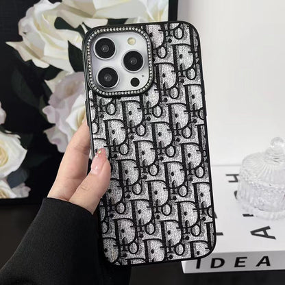 Luxury Brand Vertical Belt Stitched Case Cover For iPhone