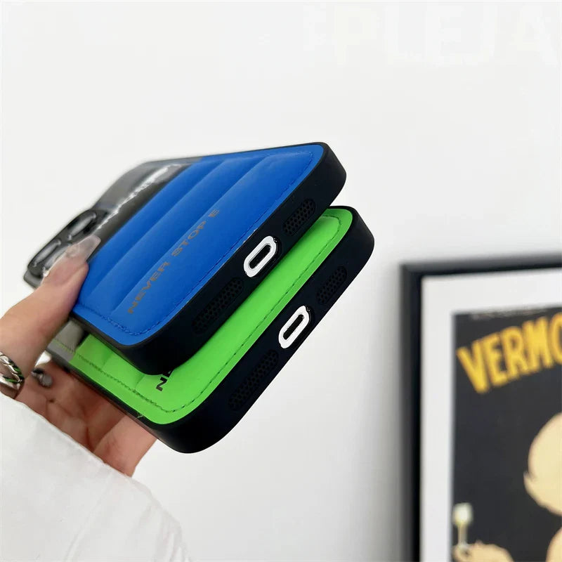 Winter Jacket Phone Case Cute Soft Cases, cCver For iPhone 15 / 14 / 13
