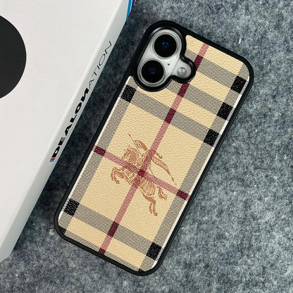 BBRY Fashion PU Leather Case for iPhone 12-17