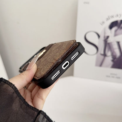 Premium Card Holder Coach iPhone Case for 12-18 series