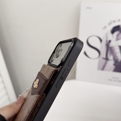 Premium Card Holder Coach iPhone Case for 12-18 series