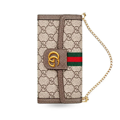 GG Classic Monogram Chain Bag Case for iPhone 12-18 Pro & Pro Max