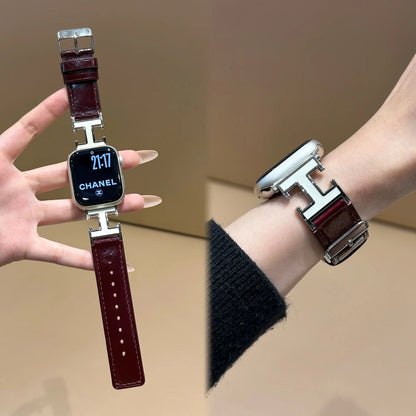 D-H Calf Leather Strap Roxy New 2