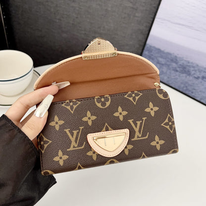 Crossbody Wallet Bag LV Style Case for iPhone 13-17 Series