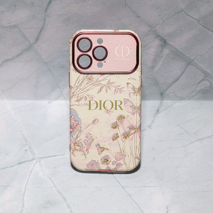 Dior Case Flower Style for iPhone 13 14 15 16 / Pro / Pro Max