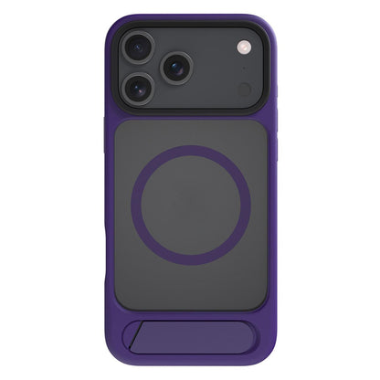 MagSafe Invisible Tilt Holder PC Hybrid TPU Case For iPhone 17 / 16 / 15 / 14