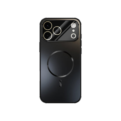 Frosted MagSafe Phone Case with Lens Film For iPhone 13-18 Series