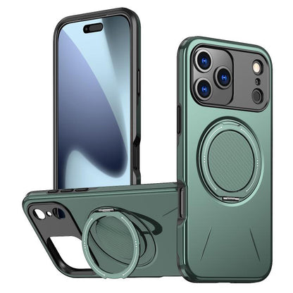 Metal Rotation Holder MagSafe TPU Hybrid Case For iPhone 13-18 Pro & Pro Max