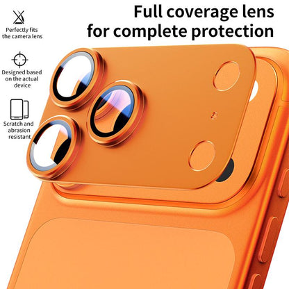 Full Coverage Frosted Metal Lens Protector For iPhone