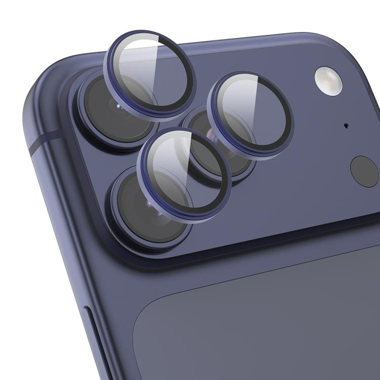 Orange Metal Glass Camera Lens Protector For iPhone 17/ 16 / 15 / 14