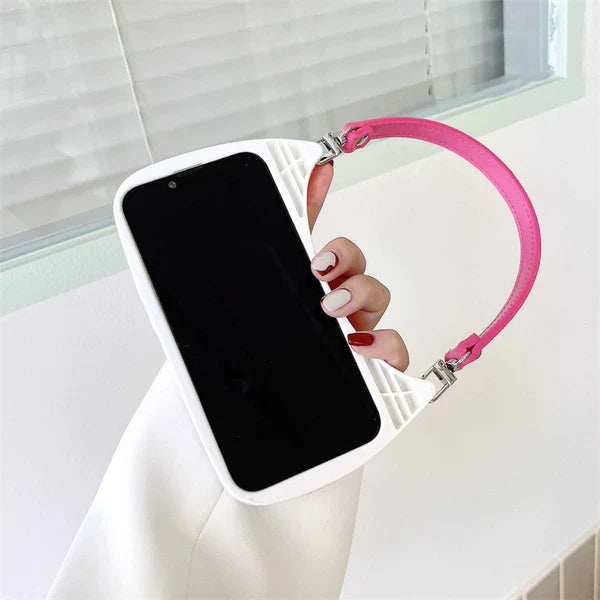 Fashion Color Pattern Hand Bag Case for iPhone 14 13 12 series - theroxymob