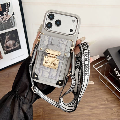 Fashion Dior Crossbody Phone Case iPhone 13-18 Series