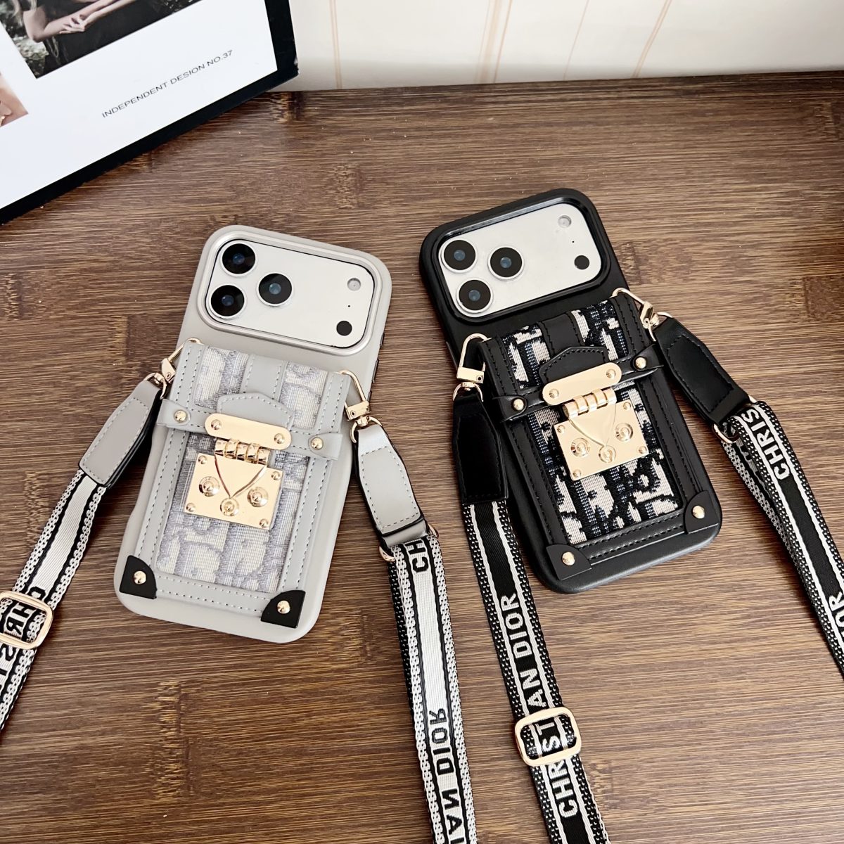 Fashion Dior Crossbody Phone Case iPhone 13-18 Series
