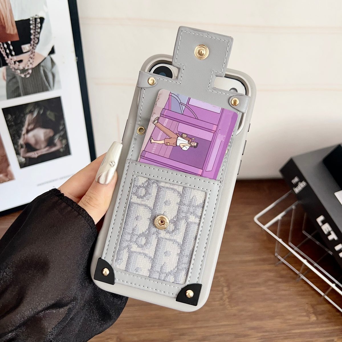 Fashion Dior Crossbody Phone Case iPhone 13-18 Series