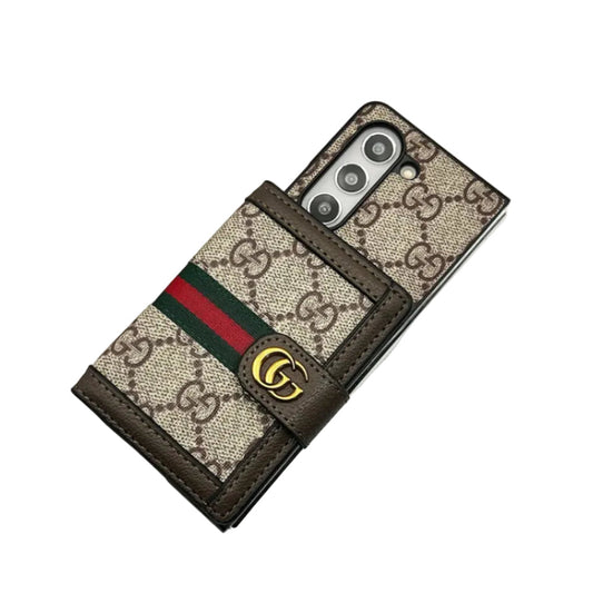 GG Supreme Luxury Wallet Case for Samsung Z Fold 3-8