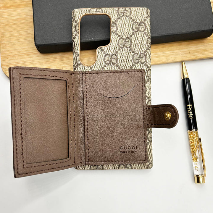 Samsung Galaxy S24 Series Luxury Brand Wallet Case Roxy New