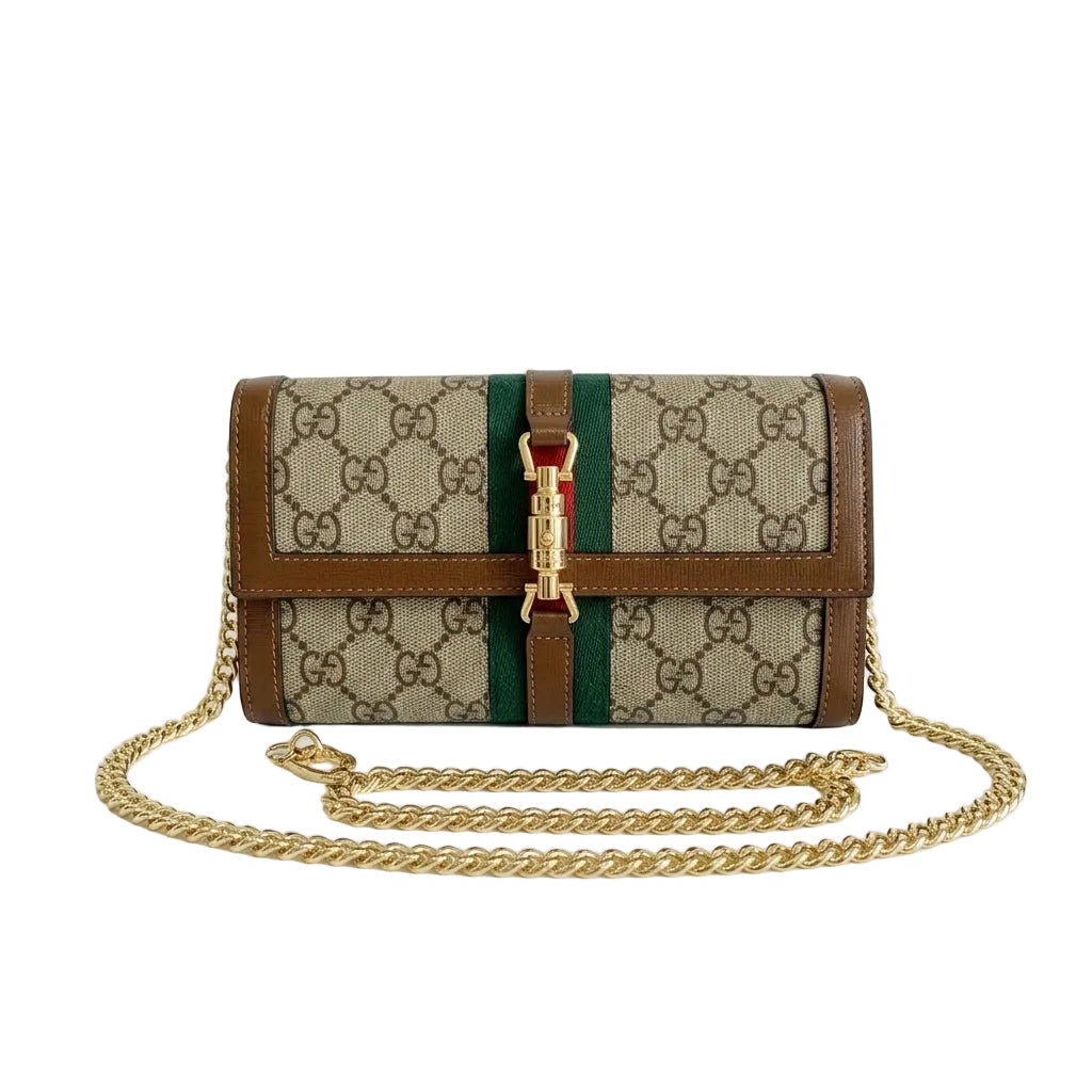 Supreme Canvas GUCCI Chain Wallet Bag