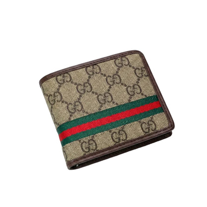 Luxury Bi Fold Web Stripe Wallet