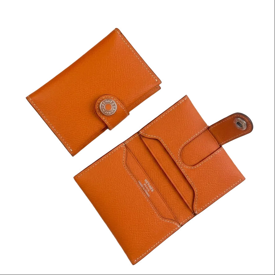 Luxury HRMS Calfskin Card Holder