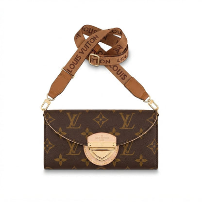 Crossbody Wallet Bag LV Style Case for iPhone 12-18 Pro & Pro Max