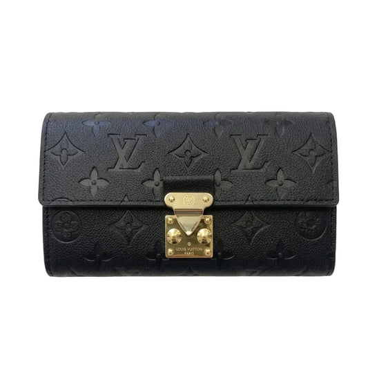 Louis Vuitton Slender Wallet – Monogram Seal Embossed Cowhide