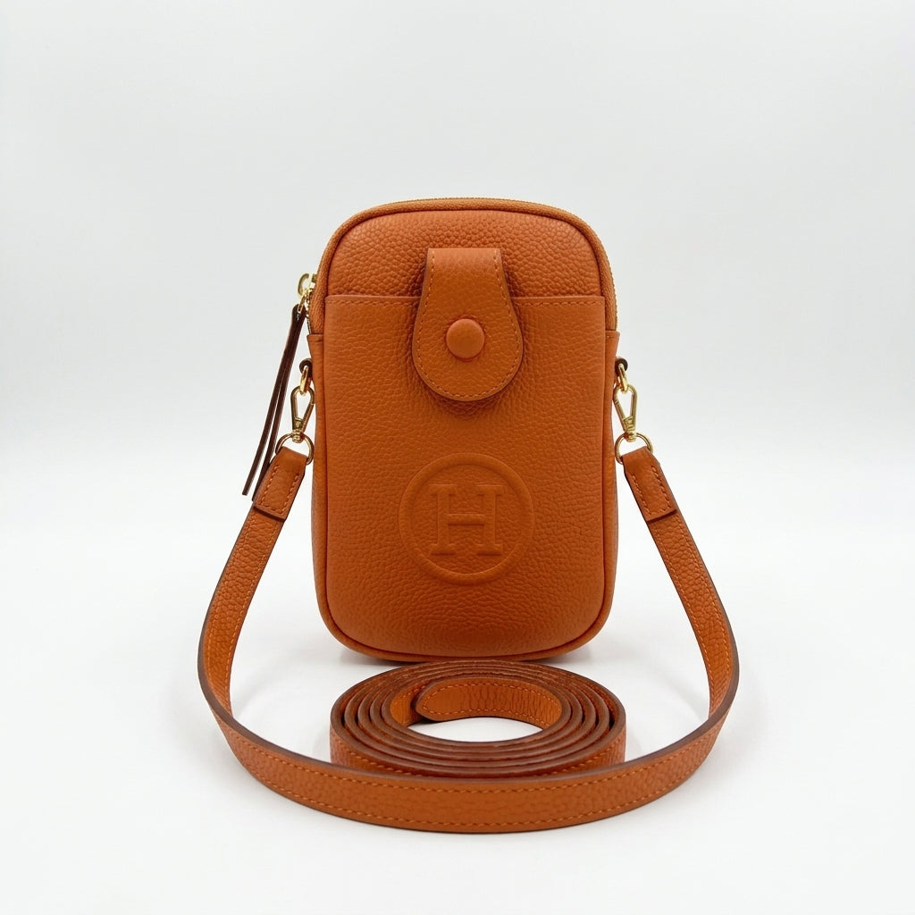 Hermes Calfskin Crossbody Bag