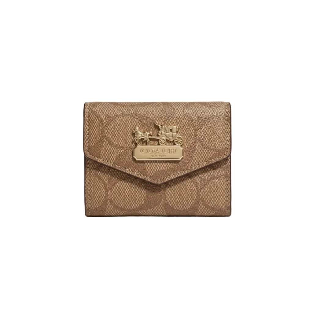 Luxury Coach Canvas Wallet