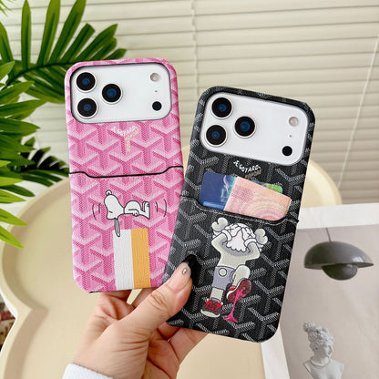 Luxury GYD Phone Case Card Holder for iPhone 13-18 Pro & Pro Max