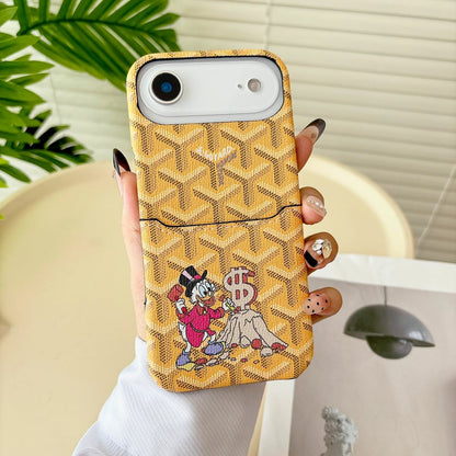 Luxury GYD Phone Case Card Holder for iPhone 13-18 Pro & Pro Max