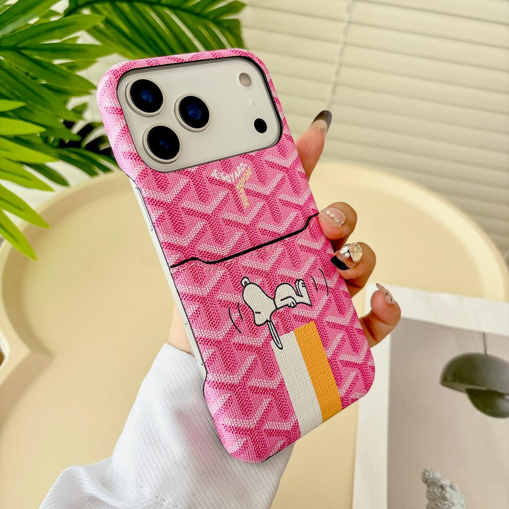 Luxury GYD Phone Case Card Holder for iPhone 13-18 Pro & Pro Max