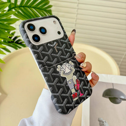 Luxury GYD Phone Case Card Holder for iPhone 13-18 Pro & Pro Max