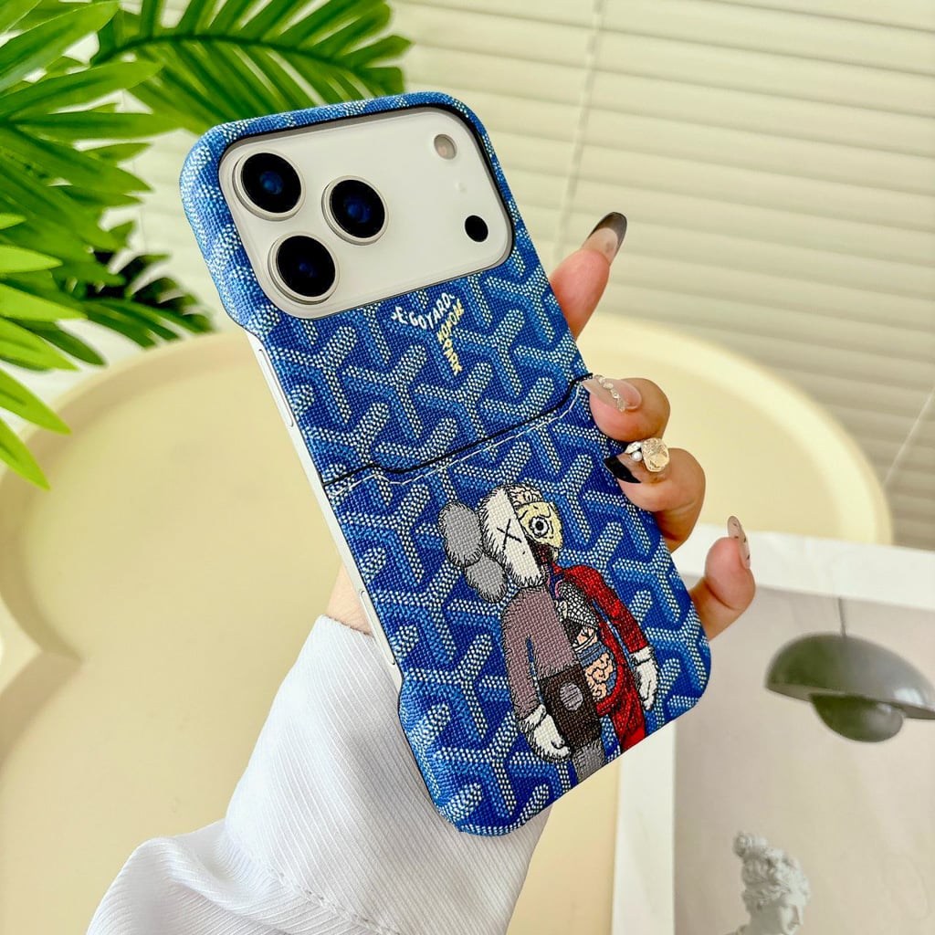 Luxury GYD Phone Case Card Holder for iPhone 13-18 Pro & Pro Max