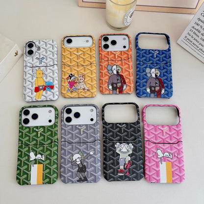 Luxury GYD Phone Case Card Holder for iPhone 13-18 Pro & Pro Max