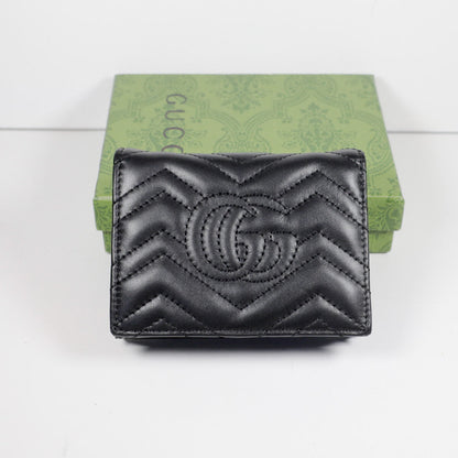 Black Luxury Wallet Soft Lambskin Leather