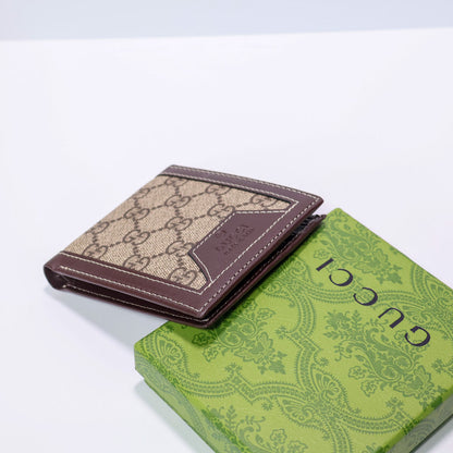 Elegance Leather Wallet Canvas