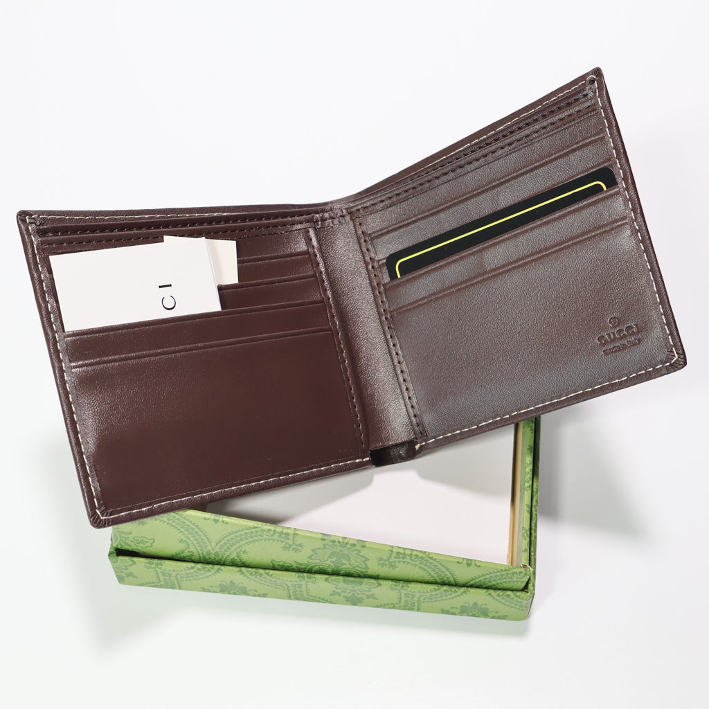Elegance Leather Wallet Canvas