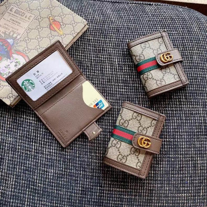 Designer GG Card Holder Wallet