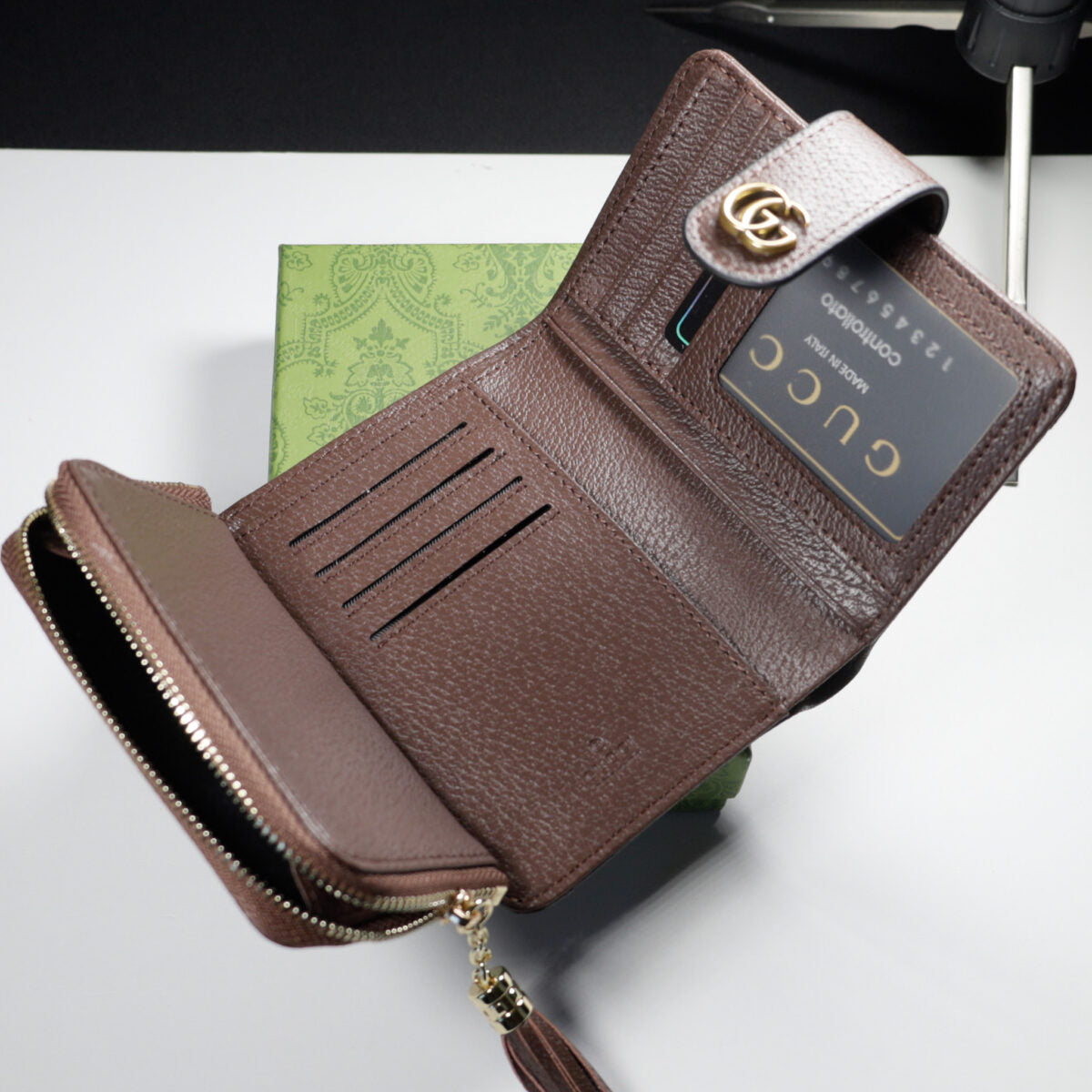 Luxury Trifold Wallet Card Holder