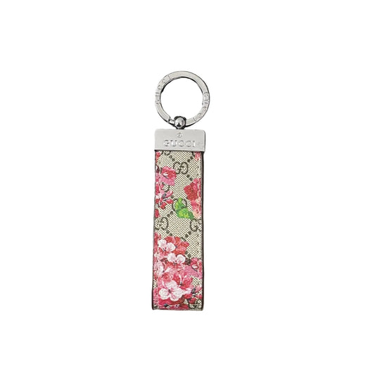 Leather GG Key Holder Bag Charm