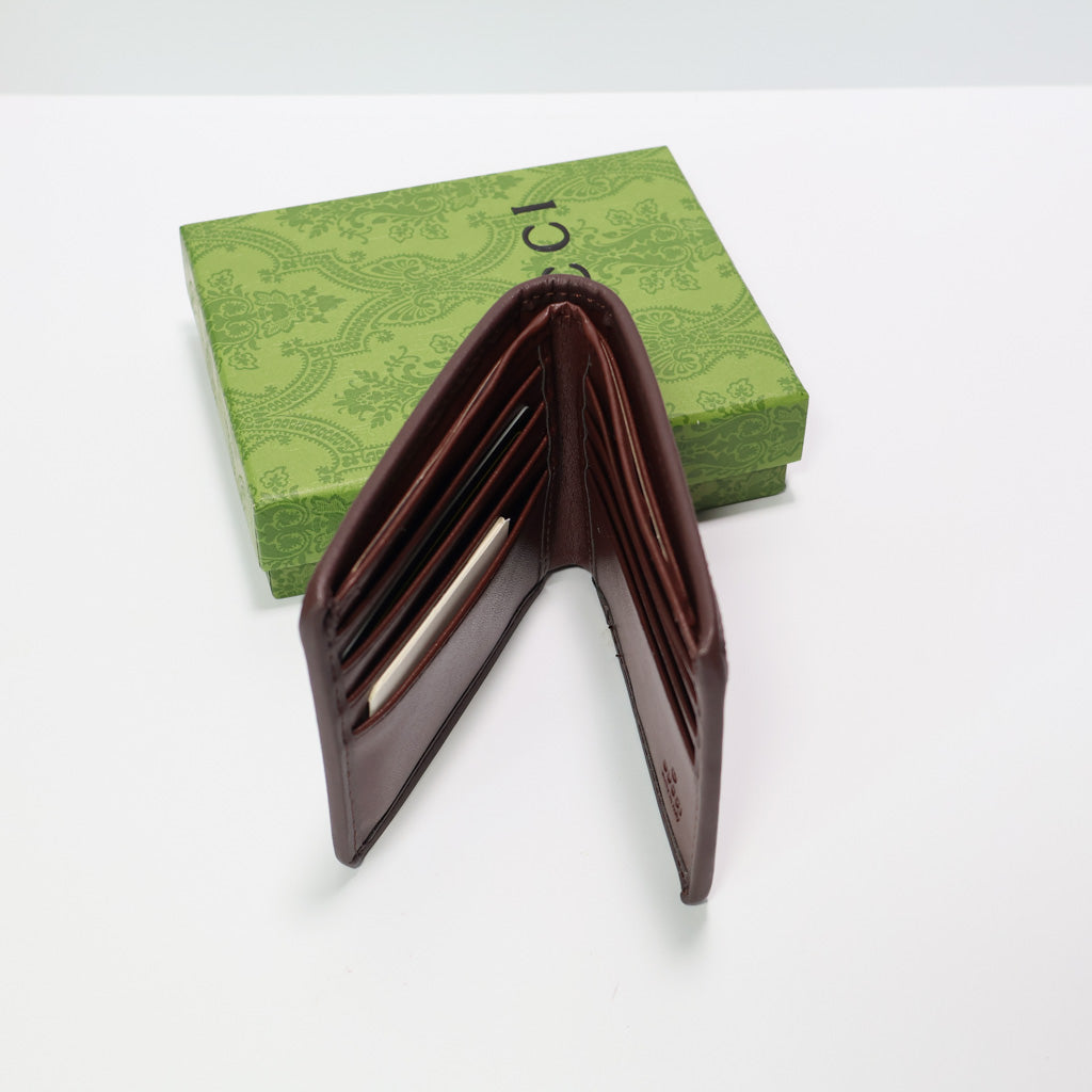 Luxury Fold Web Stripe Wallet