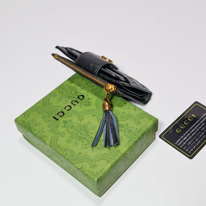 Mens Wallet Black Genuine Leather