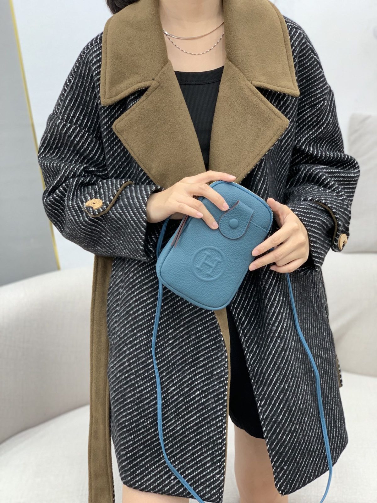 Calfskin Crossbody Bag