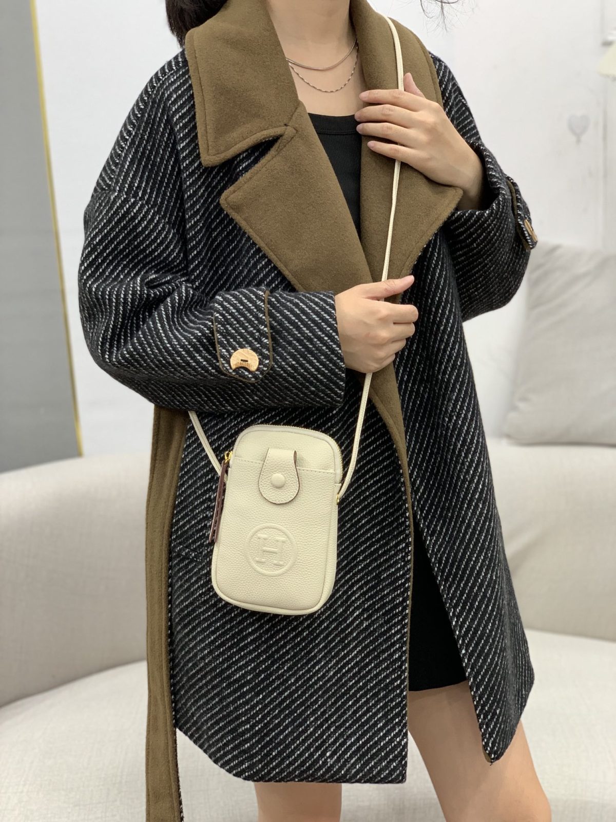 Calfskin Crossbody Bag