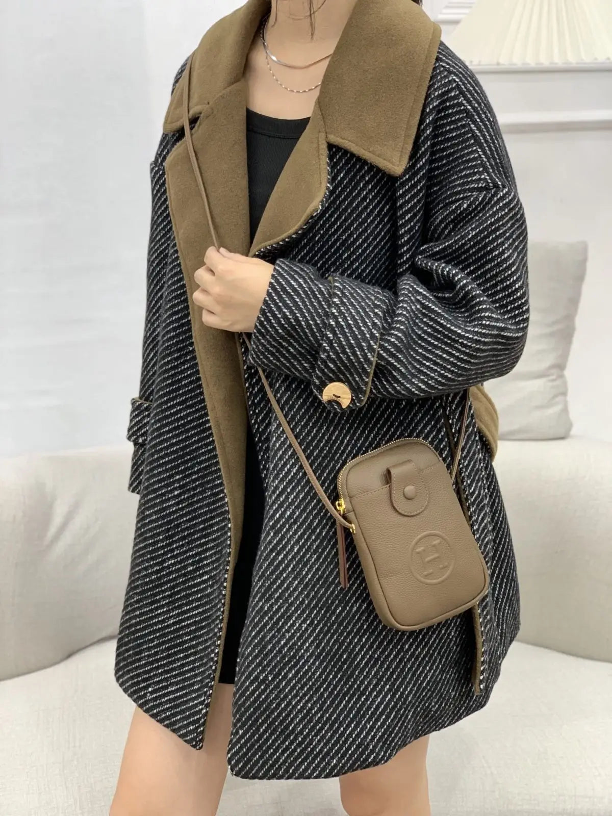 Calfskin Crossbody Bag